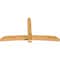 Ekena Millwork Bellingham Rough Sawn Timber Gable Bracket, Western Red Cedar, 96"W x 52"H x 6"D x 6"F, 13/12 Pitch GBW096X52X0606BEL00RWR - alternate 4